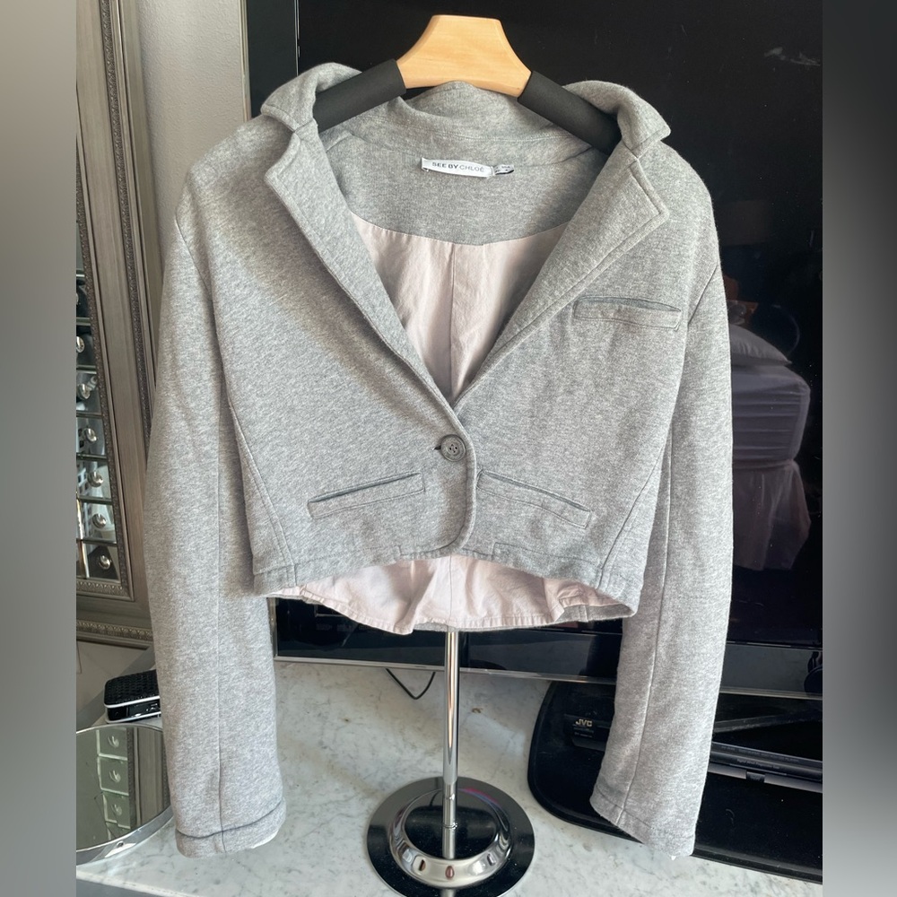 See by Chloe cropped blazer